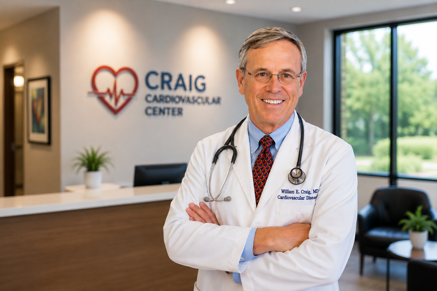 Dr. William Craig, board-certified cardiologist at Craig Cardiovascular Center